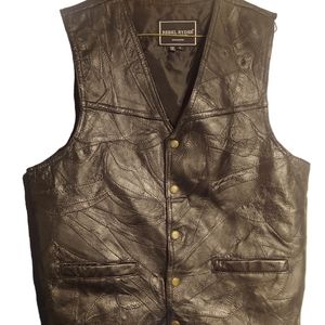 Rebel Rider Genuine leather ladies Vest Size Large